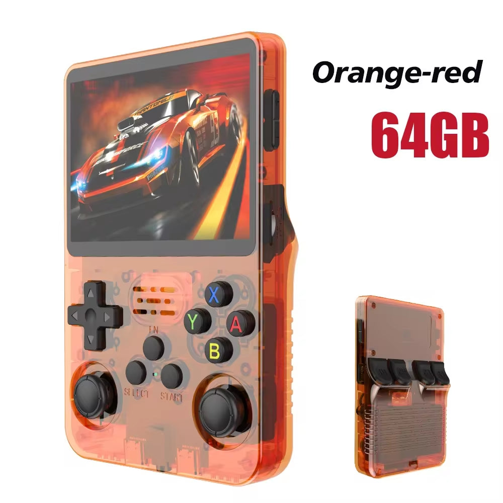 Open Source Retro Handheld Video Game Console Linux System 3.5 Inch IPS Screen Portable Pocket Video Player 64GB 128G Games