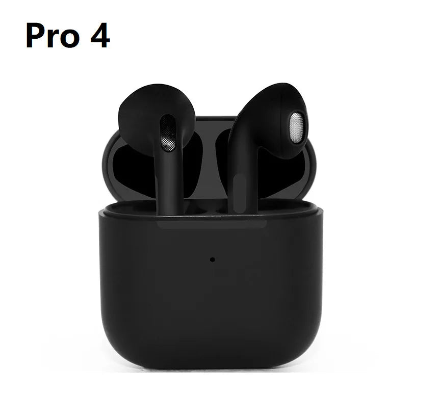 Pro 4 TWS Wireless Headphones Earphone Bluetooth-Compatible 5.3 Waterproof Headset with Mic for Xiaomi Iphone Pro4 Earbuds